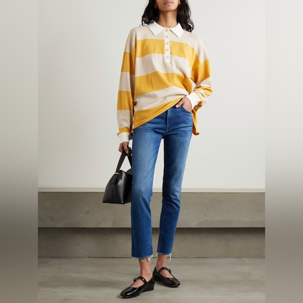 MOTHER The Dazzler Ankle Frayed Jeans